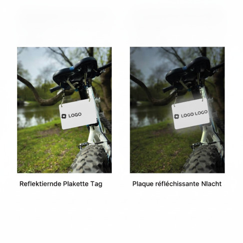 Reflektierende Platte für Fahrräder
