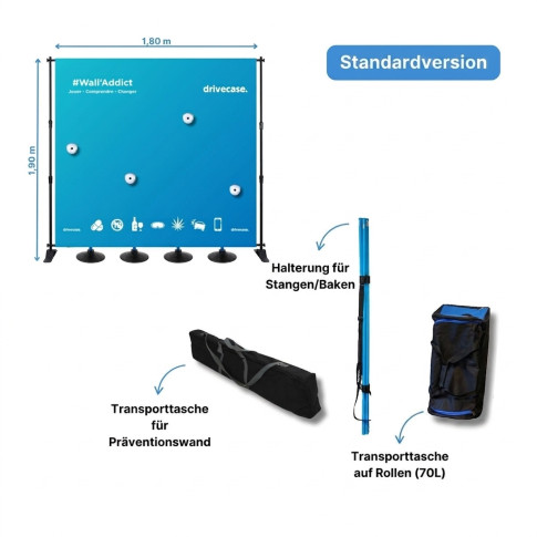 Präventionswand – Wall Addict