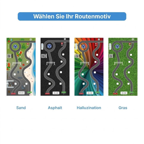 Parcours 3 x 1,5 m für Simulationsbrillen – individuell anpassbar