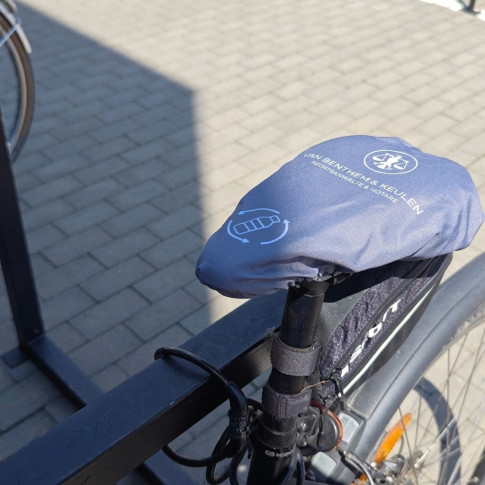 Fahrradsattelschutz – 100 % individuell bedruckbar