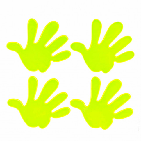 Set mit 4 fluoreszierenden Aufklebern für Kinder