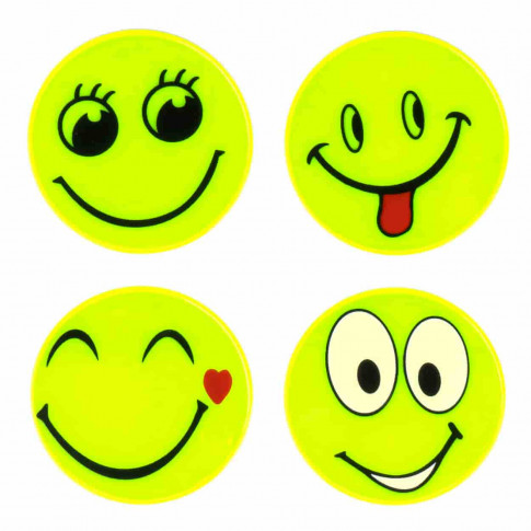 Set mit 4 fluoreszierenden Aufklebern für Kinder