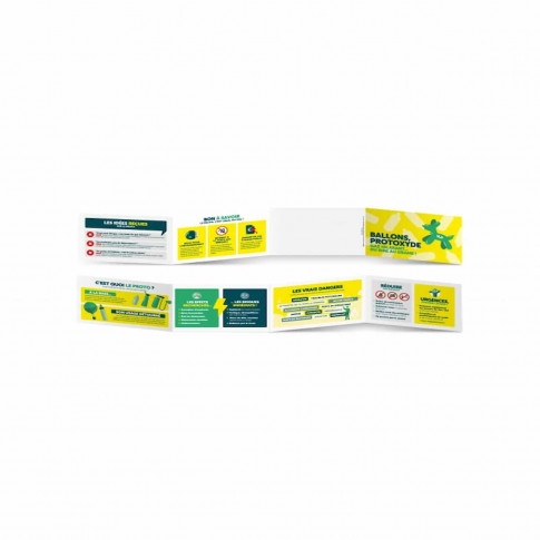 Präventionsfaltblatt Lachgas – Individuell bedruckbar (P9805)