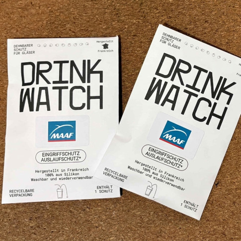 Drinkwatch Silikon-Getränkeschutz gegen K.O.-Tropfen