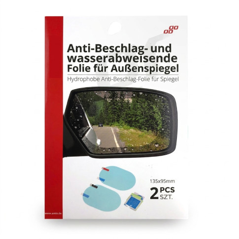 Antibeschlag-Folie für Kfz-Außenspiegel