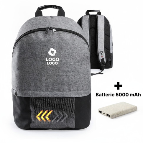 LED-Rucksack mit Blinker-Funktion – Fahrradrucksack mit integrierter Beleuchtung