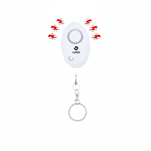 Persönlicher Sicherheitsalarm mit integrierter LED-Taschenlampe – Individuell bedruckbar