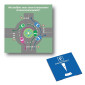 Parkscheibe Giradisque© bedruckt – Motiv Kreisverkehr