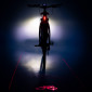 Fahrrad-Rücklicht mit Laser-Sicherheitszone