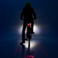Fahrrad-Rücklicht mit Laser-Sicherheitszone
