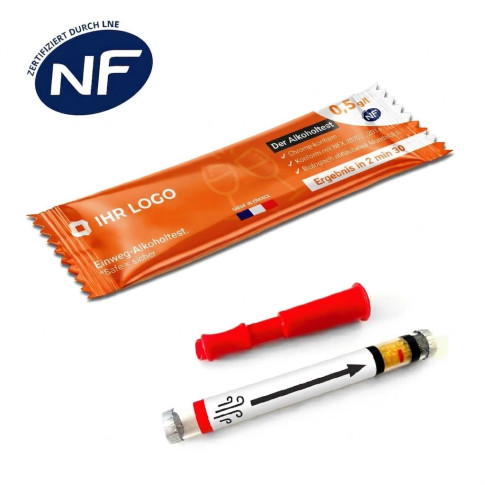 Alkoholtester Premium Werbeartikel – 0,5 und 0,2 ‰ – individuell bedruckt