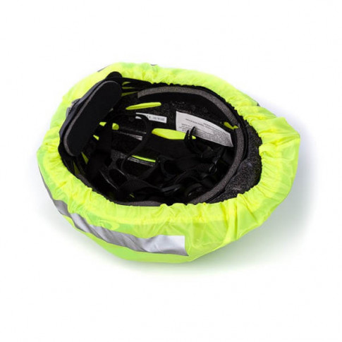 Reflektierender Fahrradhelm-Überzug mit Aufdruck