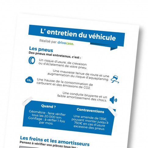 Aufklärungsflyer – Fahrzeugpflege und Verkehrssicherheit