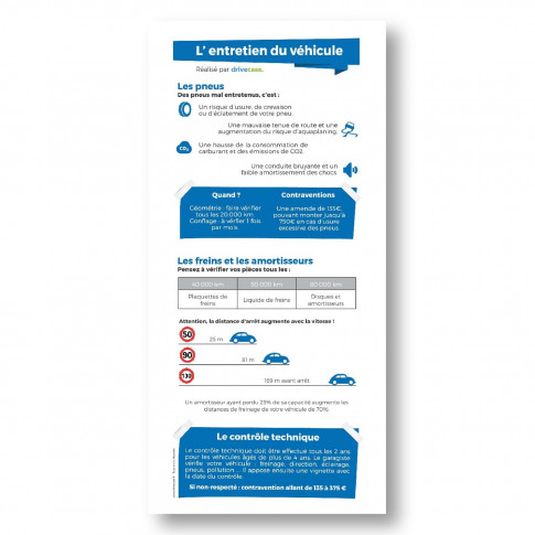 Aufklärungsflyer – Fahrzeugpflege und Verkehrssicherheit