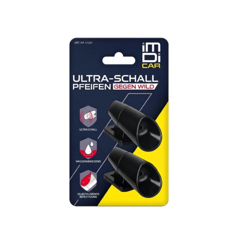 Wildtier-Ultraschallpfeife fürs Auto – 2er-Set
