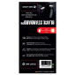 4er-Set schwarze Reflexsticker für Motorradhelm – Individualisierbar