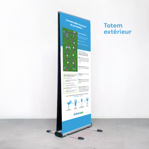 Roll-Up Display – Präventionsparcours Verkehrssicherheit