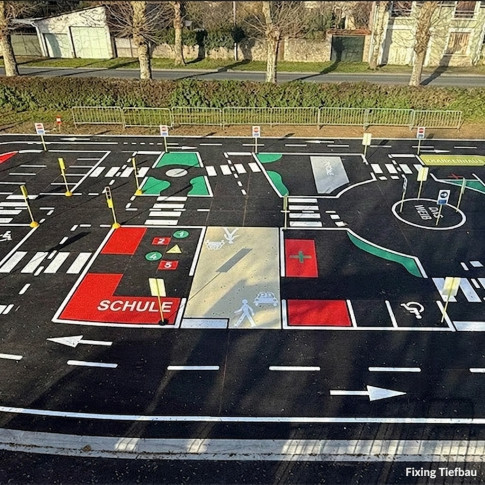 Lehrschild Empfohlener Radweg oder Radstreifen