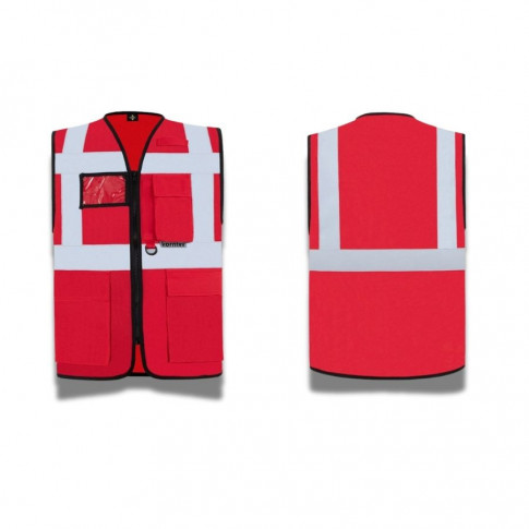 Reflektierende Arbeitsjacke mit Taschen