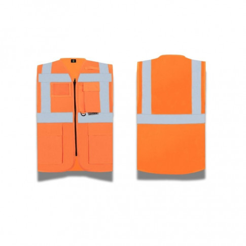 Reflektierende Arbeitsjacke mit Taschen