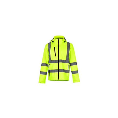 Kapuzenjacke mit personalisierbarem reflektierendem Streifen