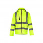 Kapuzenjacke mit personalisierbarem reflektierendem Streifen