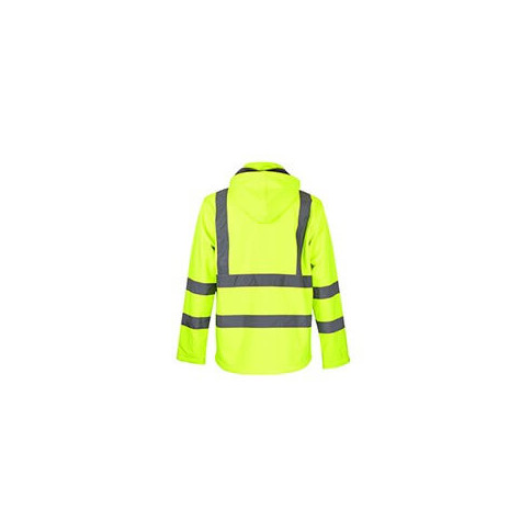 Kapuzenjacke mit personalisierbarem reflektierendem Streifen