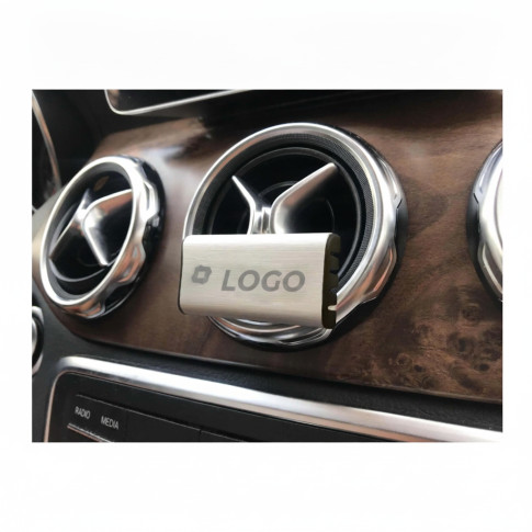 Personalisierter Auto-Lufterfrischer im Rundgehäuse