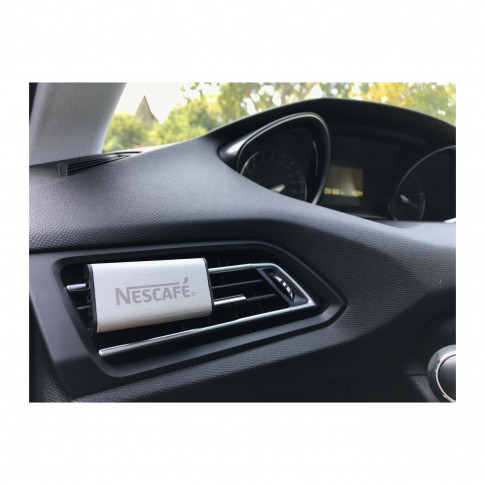 Personalisierter Auto-Lufterfrischer im Rundgehäuse