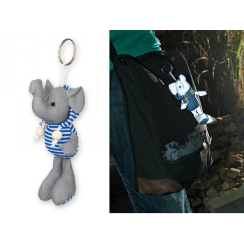 Reflektierender, personalisierbarer Plüsch-Schlüsselanhänger