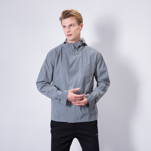 Vollständig reflektierende Windjacke